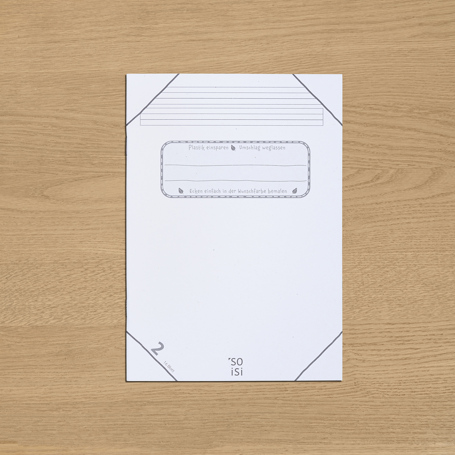 Lineatur 2 (Schreibheft für Klasse 2) A5, im Karton